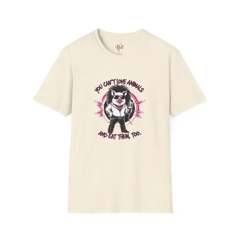 Animal Lover's Activist T Shirt Softstyle Vegan Pride