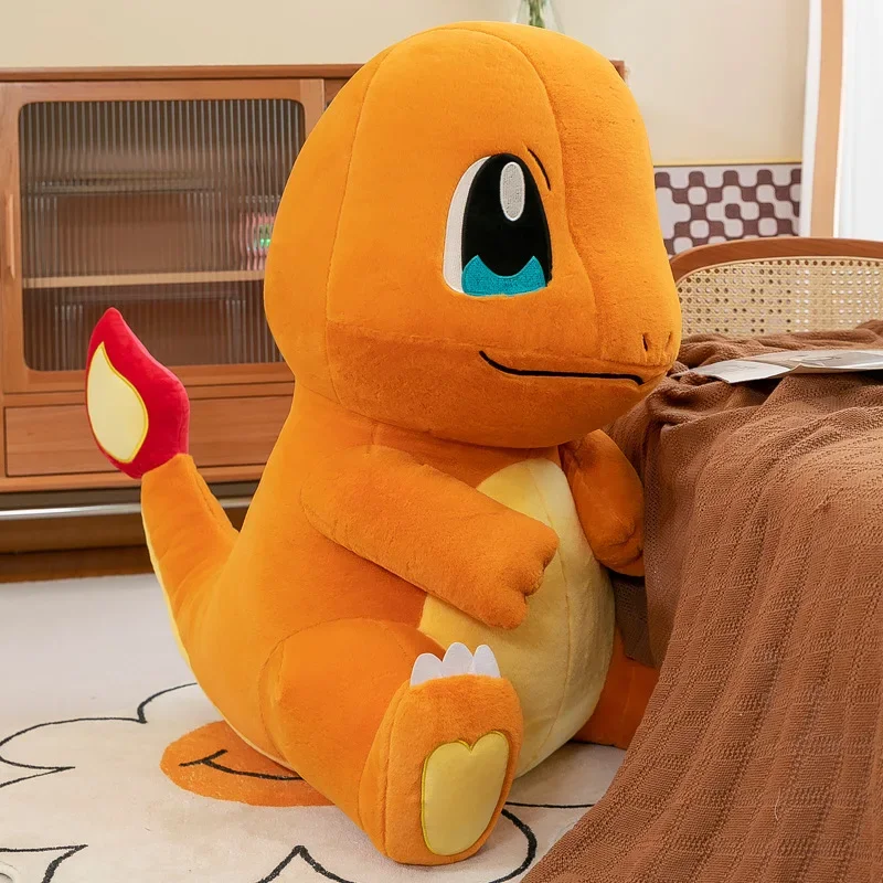 35-80cm Large Plush Toys Anime Doll Shell Holster Charmander Charizard Plushie Rabbit Stuffed Semi Finished Products Giant Plush