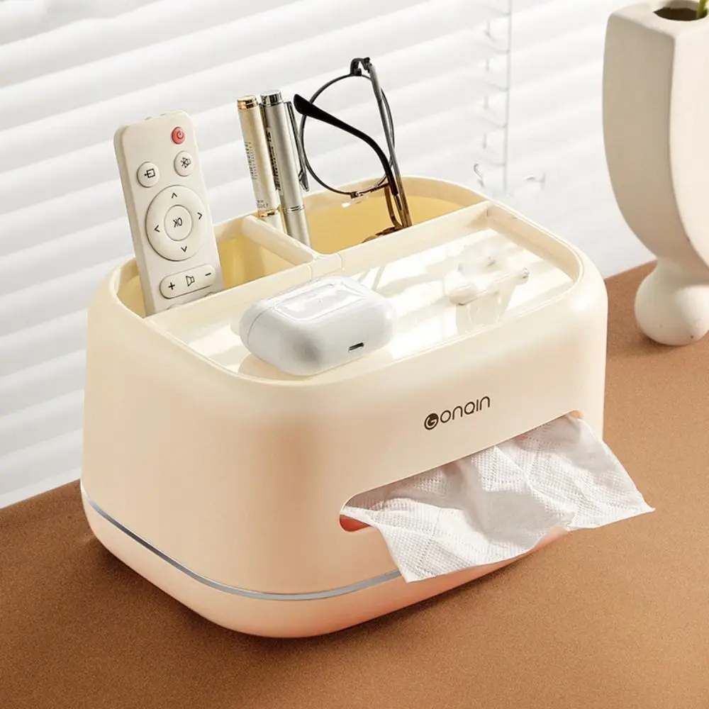 

Desktop Decoration Creative Napkin Holder Exquisite Removable Tissue Box Multi-purpose Mobile Phone Holder Office