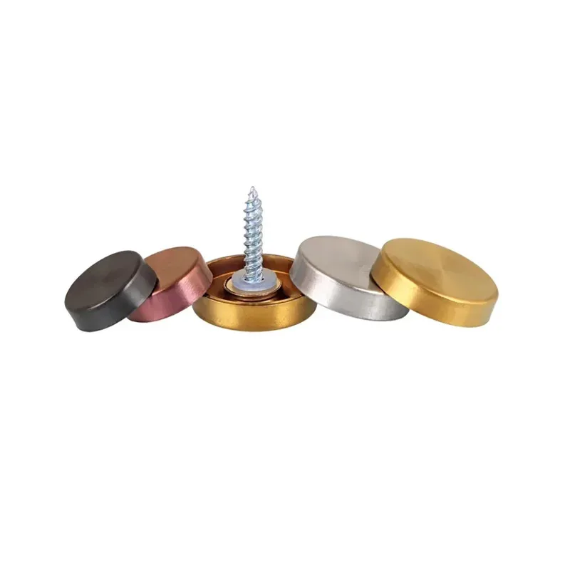 Advertising Glass Fixing Nails 304 Stainless Steel Decorative Caps Mirror Screws Cover