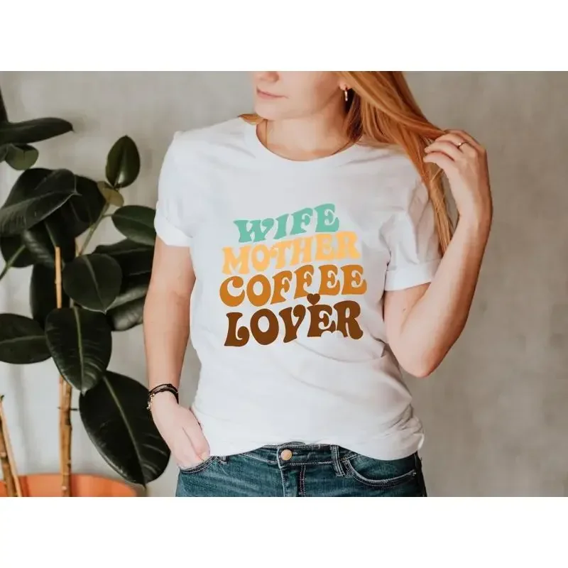 Mama T Shirt Cute Coffee Lover Love Mother'S Day Birthday New Mom