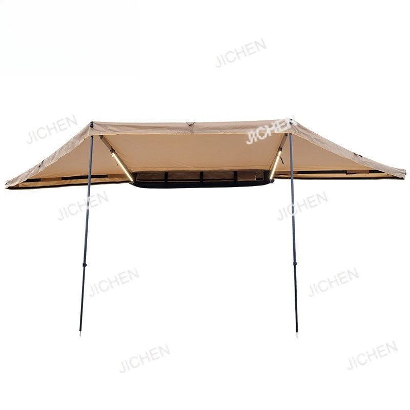 

Двухполюсный вентилятор с подсветкой, палатка на крыше 270 градусов, боковая палатка, навес вентилятора 270 градусов