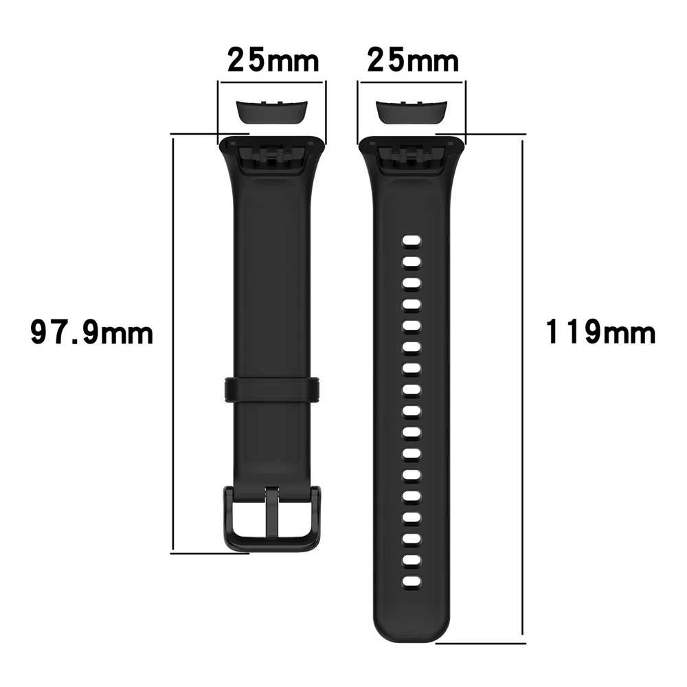 Watchband For OPPO Band 2 Strap Wrist Premium TPU Fitness Tracker Watch Band