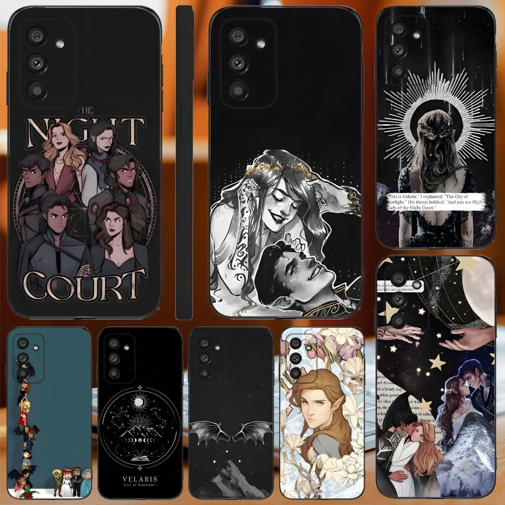 Acotar A Court of Mist and Fury Phone Case For Samsung Galaxy A13,A21s,A22,A31,A32,A52,A53,A71,A80,A91 Soft Black Cover