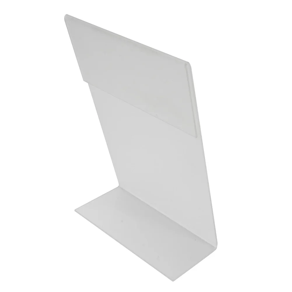 1PC 10x15cm Photo Frame Clear Acrylic Desk Display Stand Table Business License Card Holders Transparent Album Posters Exhibit