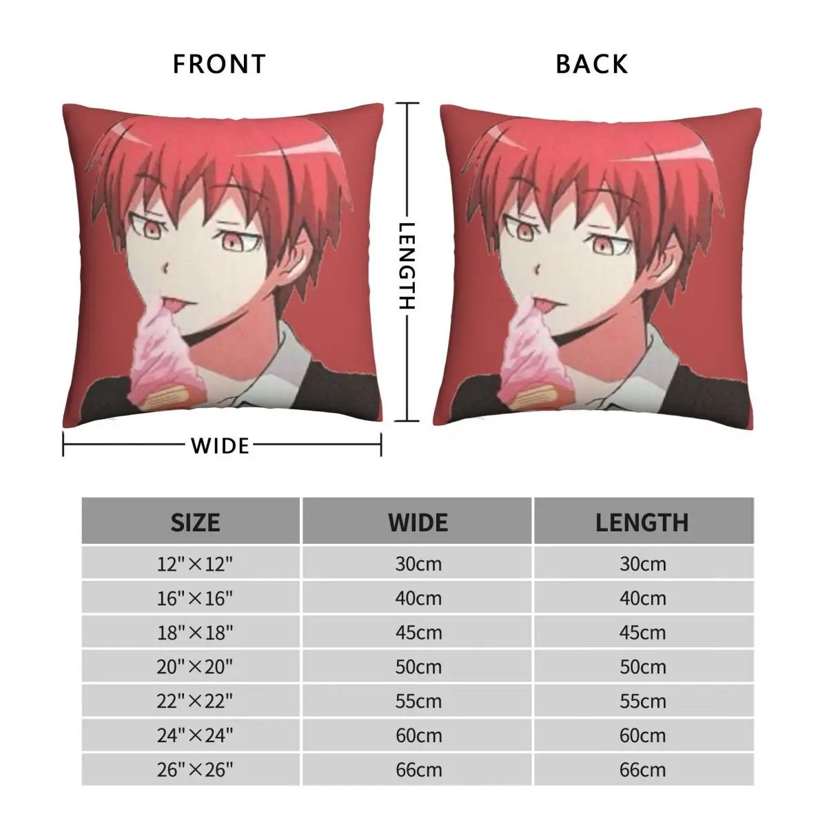 Karma Akabane Pillowcase Polyester Linen Velvet Pattern Zip Decorative Pillow Case Home Cushion Case