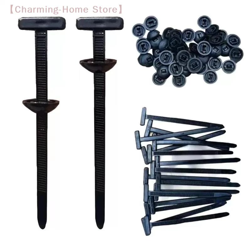 

【M】Nylon Universal Cable Tie Buckle Multifunctional Cable Tie Buckle Zip Tie For Car Trunk Repair Wire Bundling