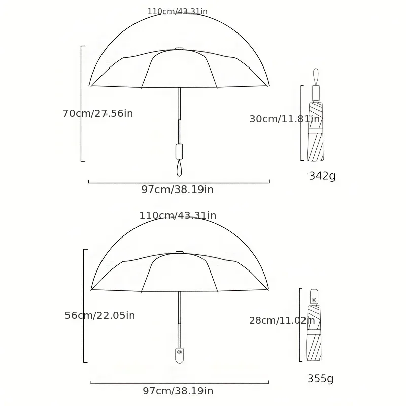 Flowers Automatic Umbrella，Sunshade, Wind-resistant and waterproof, Travel portable fashion folding umbrella，Large area umbrella