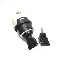 JCB Loader 3CX 4CX 1X nuevo interruptor de encendido con 2 llaves 701-80184 701-45500 interruptor de encendido de plástico de 10 pines, piezas interiores de coche