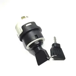 For JCB Loader 3CX 4CX 1X New Ignition Switch With 2 Keys 701-80184 701-45500 Plastic 10 Pin Ignition Switch Car Interior Parts