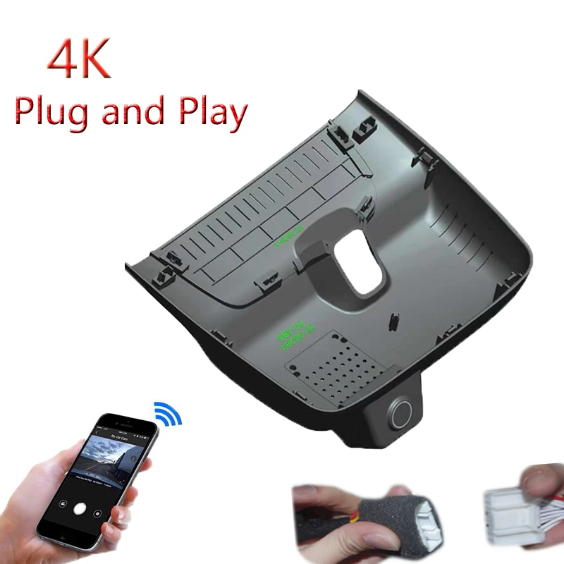 

4K Plug And Play For Roewe iMAX8 2021 2022 Car Wifi DVR Video Recorder Parking Camera Dash Cam Night Vision FHD 2160P