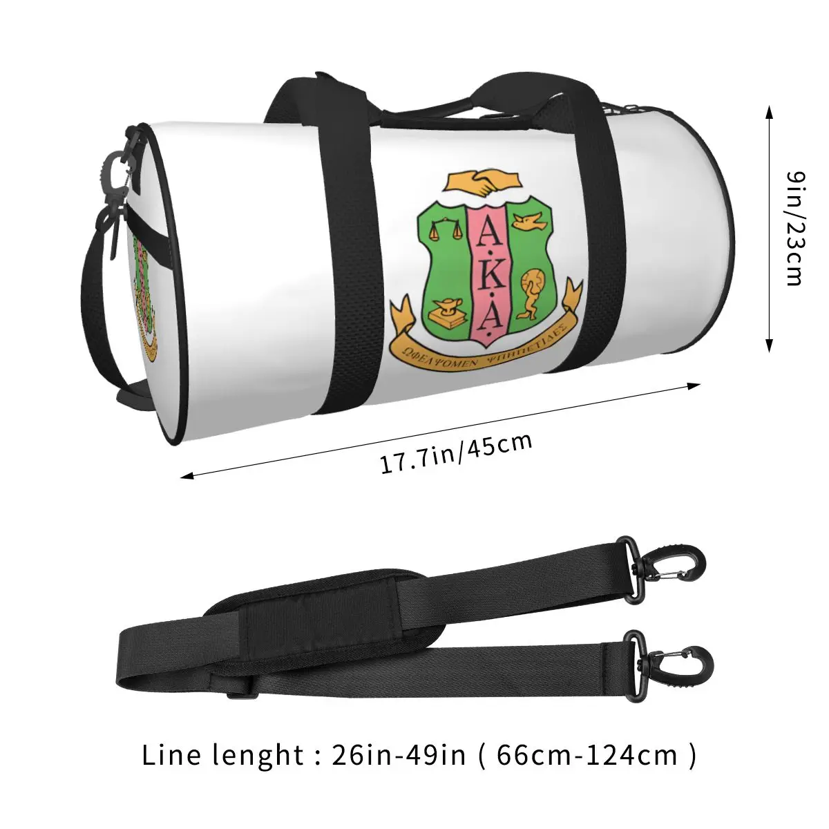 Aka Sorority Sports Bags Alphas Kappa Fashion Swimming Gym Bag Large Novelty Handbags Men Women Design Portable Fitness Bag