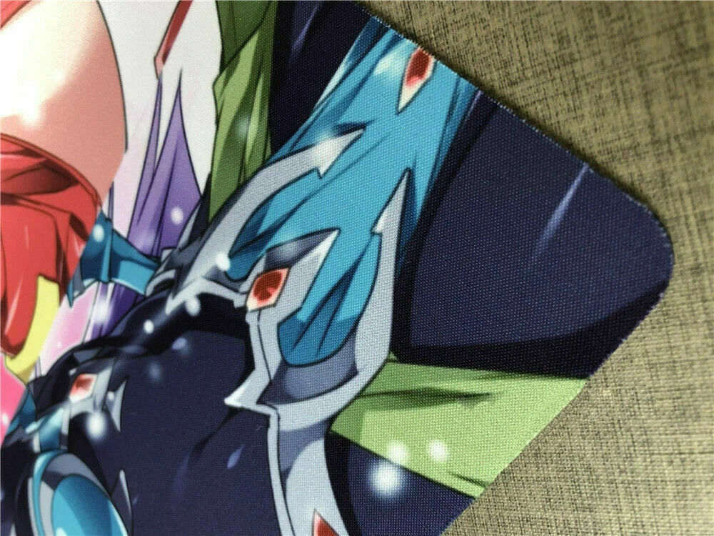 ¡Yu-gi-oh! Playmat-alfombrilla de escritorio antideslizante para juegos de cartas, tapete de juego de cartas, zonas y Bolsa, ojos azules, dragón blanco, CCG, TCG, 60x35cm