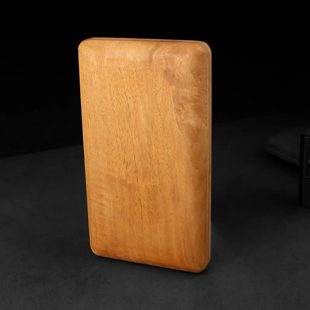 صندوق سيجار من خشب الأرز مع لمسة نهائية من زيت الشمع، صندوق سيجار مرطب صلب ومتين يقاوم التآكل والتمزق.