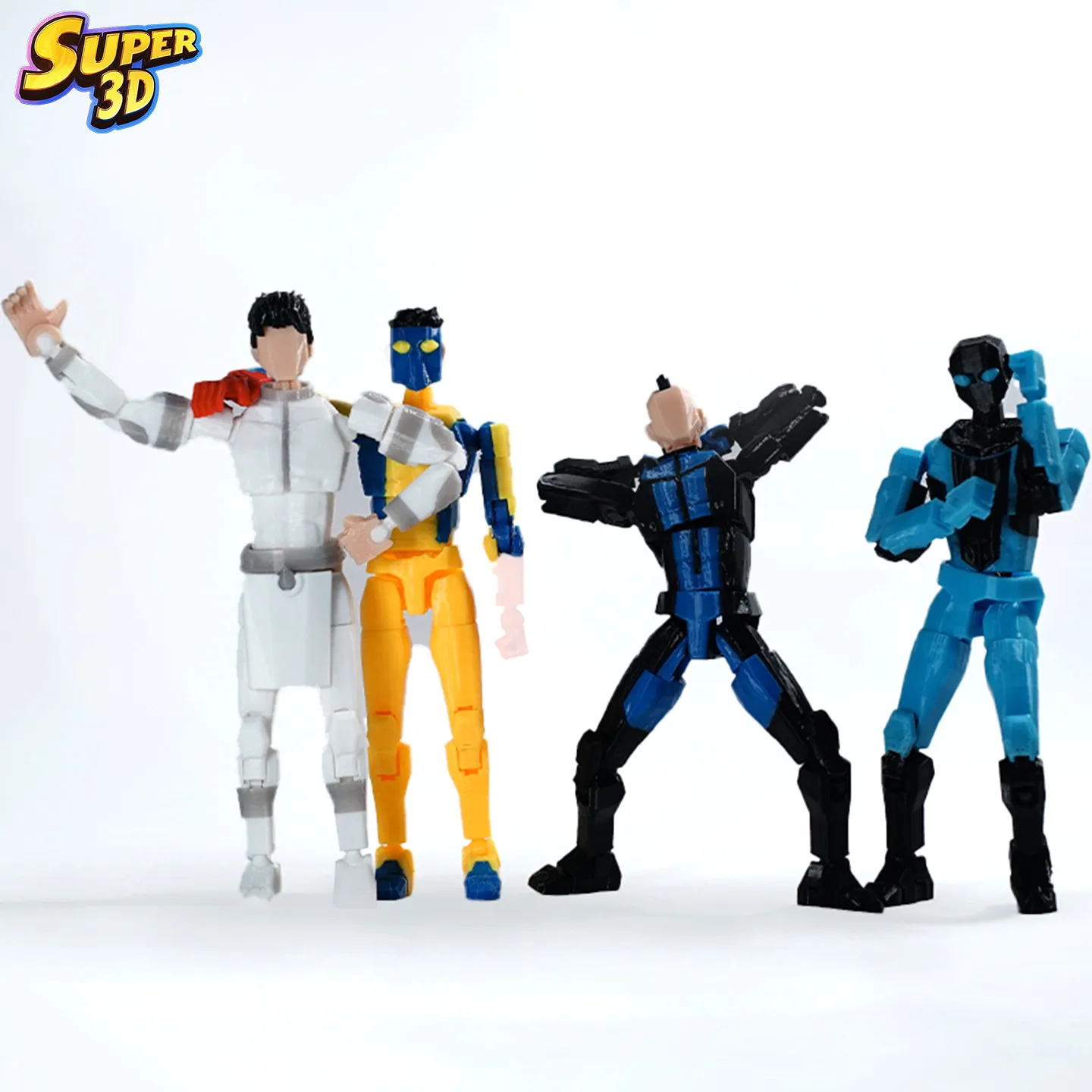 

В наличии: Супер 3D-фигурка Invincible Boy Mohawk Mark в худи с полной маской, многосуставная, с 3D-печатью