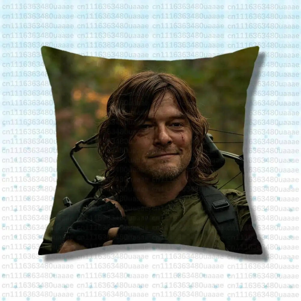 D-Daryl Dixon TWD Walking Dead Decorative Room Aesthetics Pillow Case Home Decor Bedroom Sofa Bed Couch Pillow Cover