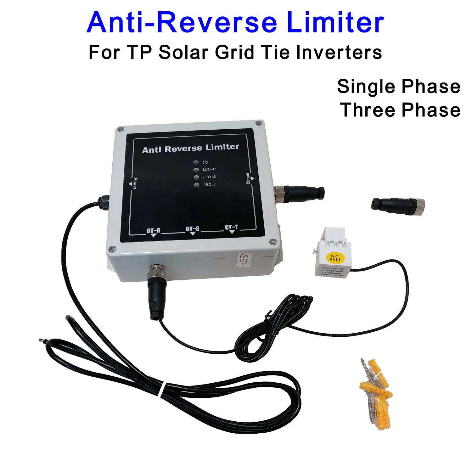 Anti-Reverse Limiter For Wind / Solar Grid Tie Solar Power Inverter MPPT Waterproof IP65 With Wifi