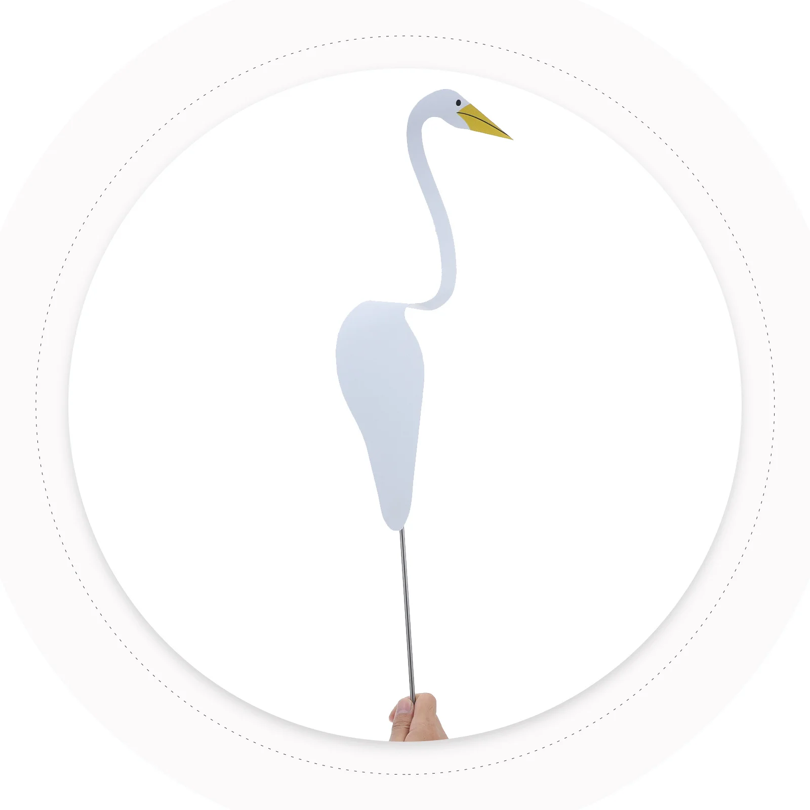 금속 플라밍고 정원 장식 야외 장식 플라밍고 잔디 장식품 내후성 동물 장식