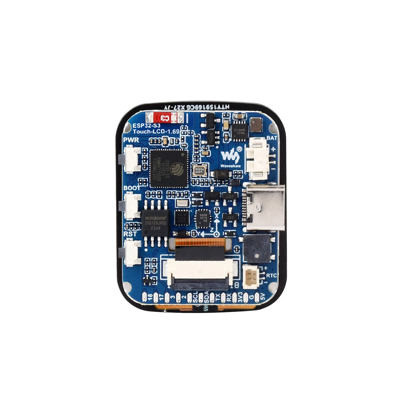 Esp32-s3 1.69inch Display Optional Touch Lcd Development Board Onboard Wifi/bluetooth 6-axis Sensor