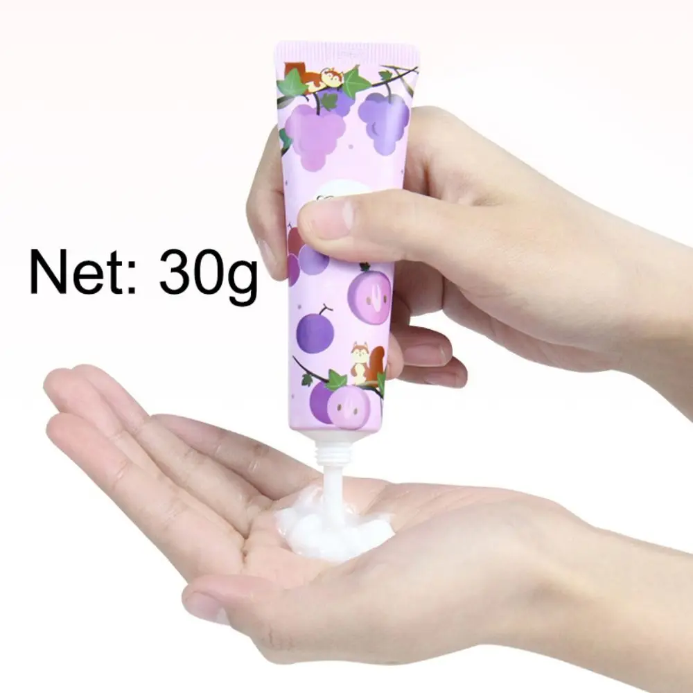 과일 식물 향기 핸드 크림 안티 드라이 빠른 흡수 핸드 로션 기름기가없는 손 수리 모이스춰 라이징 핸드 케어 크림