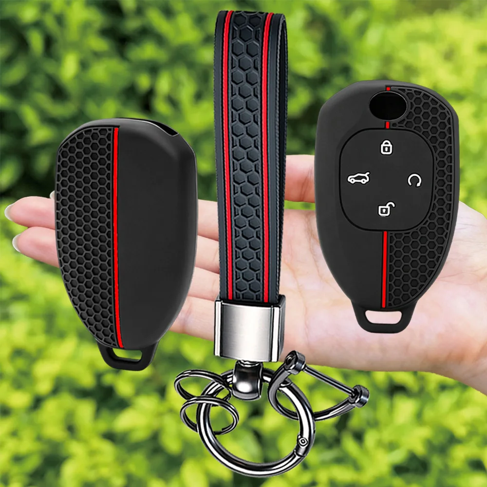 Silicone Car Smart Key Case Cover Shell For GAC Trumpchi GS4 GM8 GA3 GA6 GA4 GS5 GS3 Legend GS8 Empow J11 J12 J13 J14 J15 J16