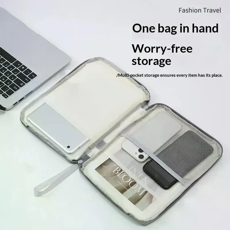 Tablet Bag Sleeve 10.9/12.9 Inch Handbag For Tablet Cover Shockproof Portable Pouch Multi Pockets Tablet Cases