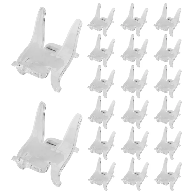 Sales! 20 Pcs Acrylic Display Small Collectibles Display Stands for Displaying Crystal Geodes Rock Mineral Agate Fossil Coral S