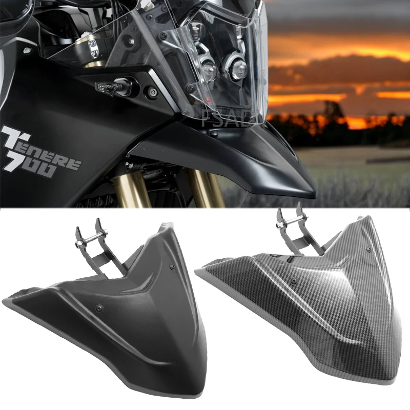 For Yamaha Tenere 700 XTZ XTZ690 XTZ700 T7 Motorcycle Front Fender Nose Beak Cone Guard Extension Wheel Cover Extender Fairing