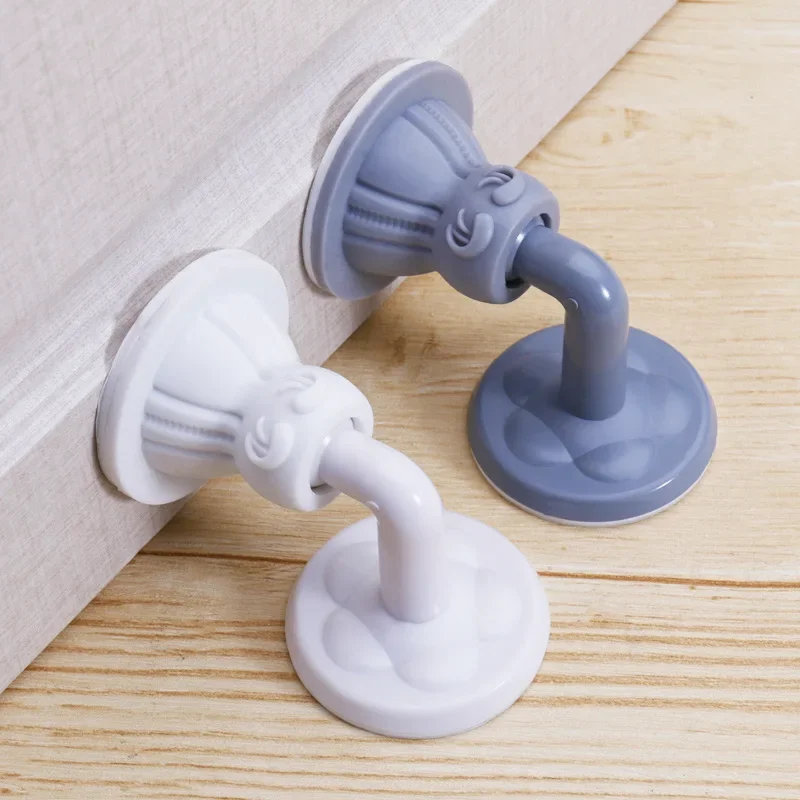 Inhalation Silent Door Suction Silicone Free Punch Door Stopper Bathroom Rubber Door Touch Top Anti-collision Suction