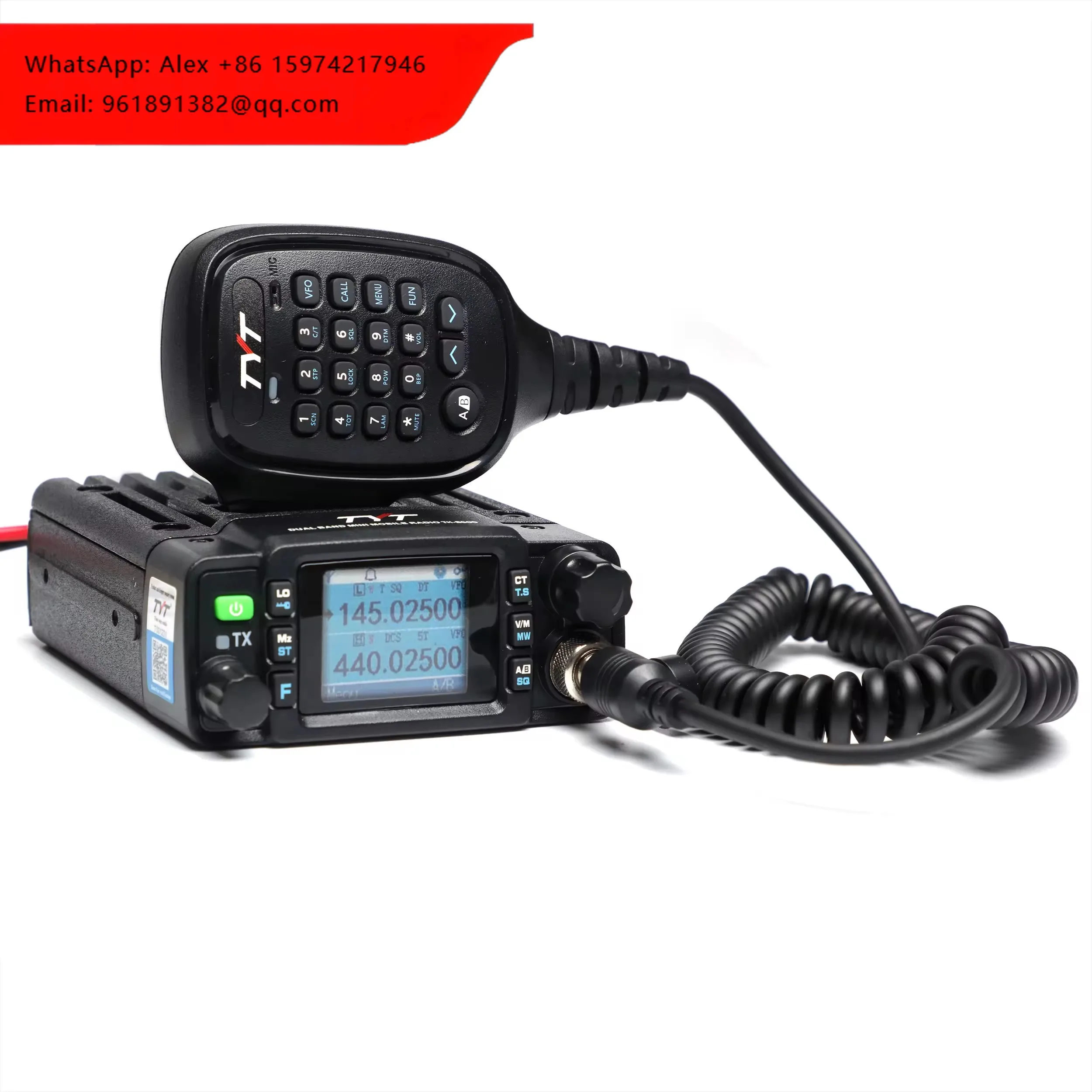 

Оригинальная мини-рация TYT TH-8600, водонепроницаемая по стандарту IP67, 25 Вт, двухдиапазонная VHF/UHF 136-174/400-470 МГц, мобильная автомобильная радиостанция TYT TH-8600