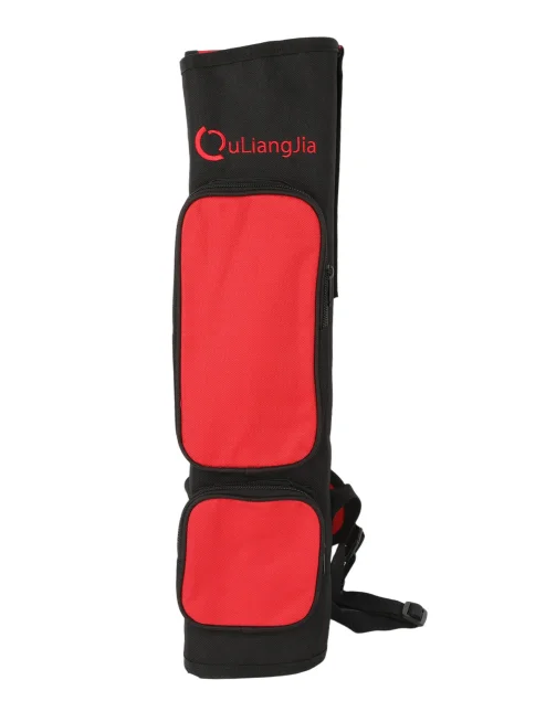 

Arrow Quiver Archery Hunting Shoulder-back Design 54X14cm In Blue/Red Can Hold 40 Pcs Arrows Can Adjust The Length Shooting