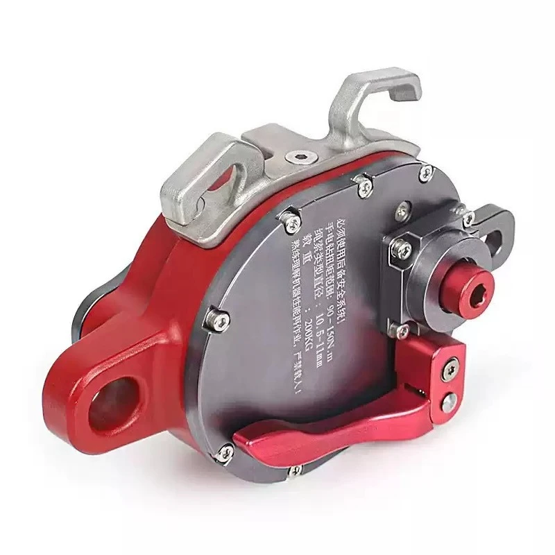 200KG Electric Rope Crawler Hoist High‑Altitude Lifter Steel Winch with Fall Arrester Protection