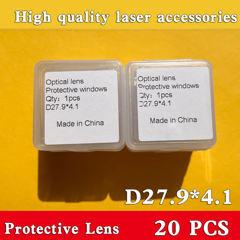 Faserlaser-Schutzfenster, Schutzgläser Durchmesser 18/20/24,9/27,9/30/34/37 für WSX Precitec Raytools WSX Bodor Laserkopf – Detail 1