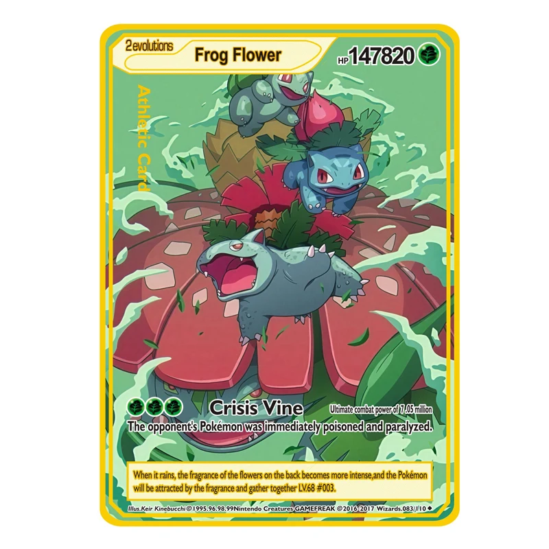2026 NIEUWE Pokémon Metalen Kaart 10000 Punten Arceus Charizard Superkaart Gouden Engelse Mewtwo Vmax GX EX Anime Collectiekaart Cadeau