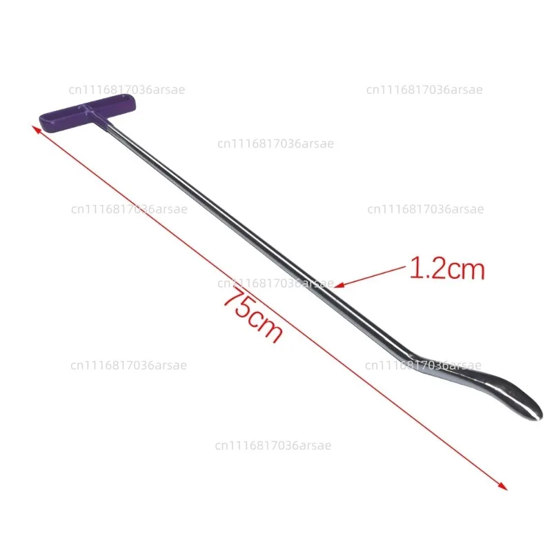 Car Dent Repair Tool  Hook Crowbar Top Hook Markless Pit Bump Top Rod Lever Paint-free Suction Pit