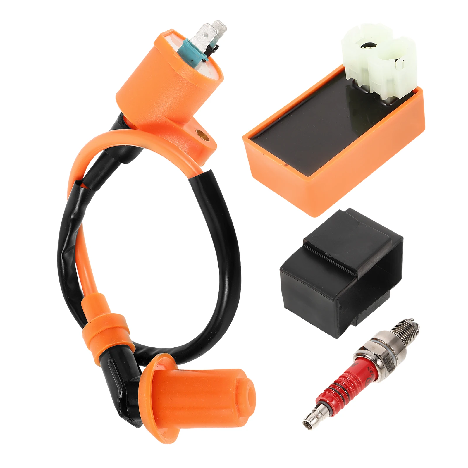 

High Performance Ignition Coil ATV Engine Scooter Parts Go Kart Accessories 50 150CC Plastic Aluminum Alloy Long Term Use