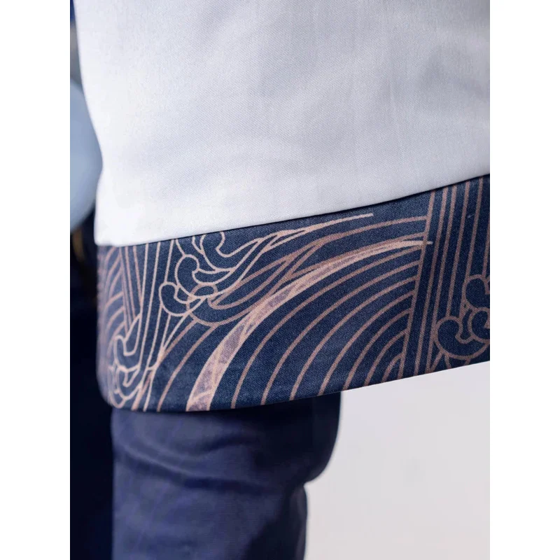 Gioco LOL Spirit Blossom Yone Costume Cosplay Parrucca Orecchini Corna Copricapi Uomo Halloween Party Carnevale Gioco di ruolo Outfit Stivali alti