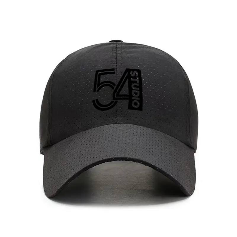 54 Studio Quick Dry Baseball Cap Unisex Breathable Outdoor Sun Hat Adjustable Sports Cap