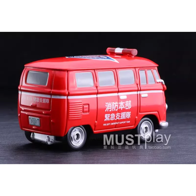 TAKARA TOMY Tomica 디즈니 자동차 C-19, Fillmore 소방차 합금 장난감 모터, 다이캐스트 금속 모델 선물