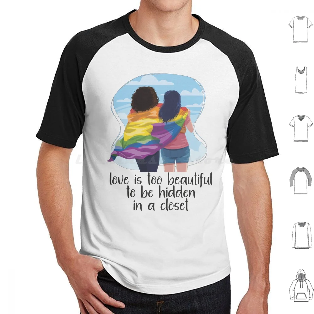 

Хлопковая футболка 6xl с надписью «Love Is Too Beautiful To Be HID In A»