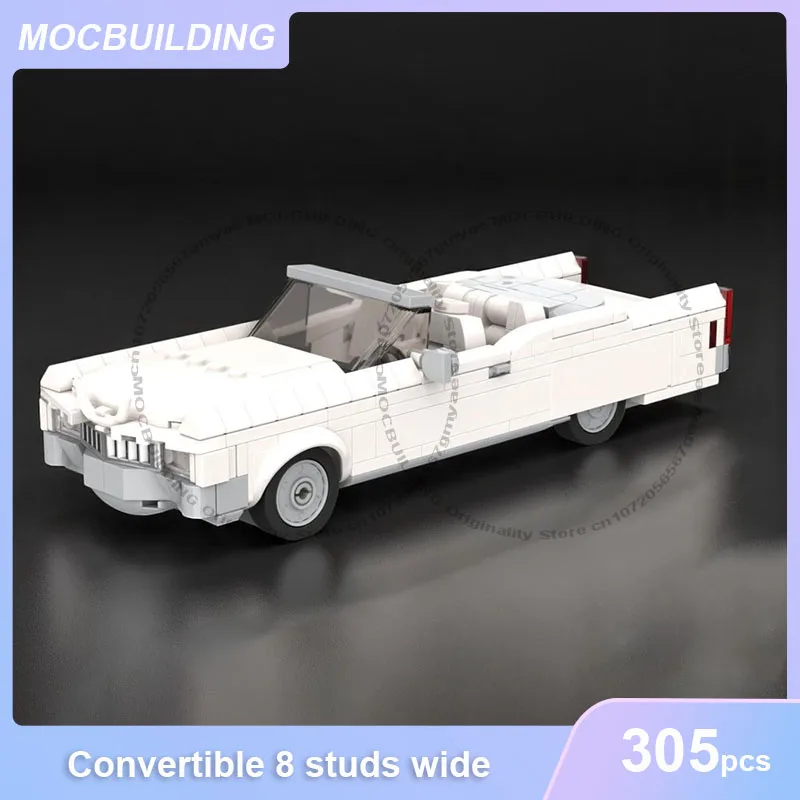 

﻿ Famous Convertible Model MOC Building Blocks DIY Assemble Bricks Car Transportation Collection Display Xmas Toys Gifts 305PCS