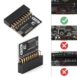 TPM 2.0 scheda modulo di sicurezza crittografata LPC 20 Pin scheda madre modulo TPM2.0 per scheda madre ASUS Gigabyte per Windows 11