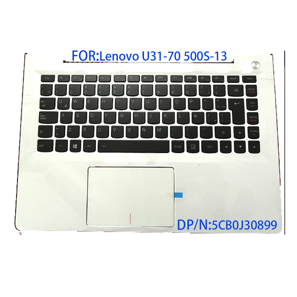 Suitable for Lenovo u31-70 ideapad 500s-13isk Latin keyboard top cover touch panel backlight 5cb0j30899 brand new 5cb0j30899