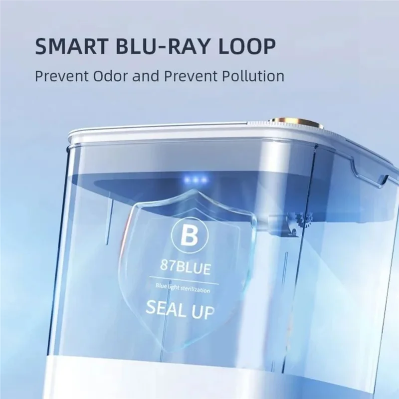 N98R Automatic Recharging Trash Bin With Smart Sensor Display For Home For BATHROOM And Kitchen