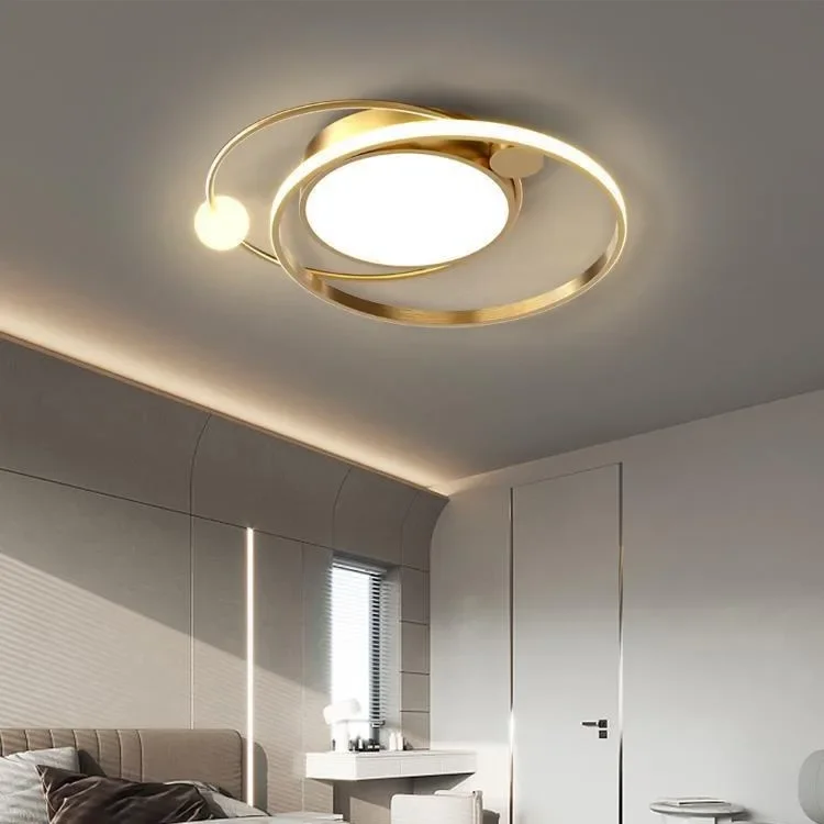 

Modern Led Living Room Ceiling Lights Bedroom Kitchen Dining Room Decoration Lamp Chandeliers Nordic Indoor Home Lustres Gold