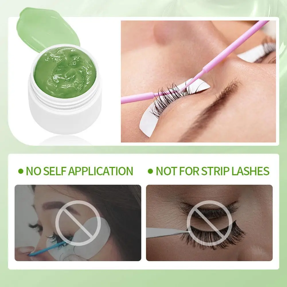Eyelash Glue Remover 15g Fruit Flavor No Irritation Ultra-Fast Cleaning Lash Cream Safe For Eyes Easy Removal For False Lashes