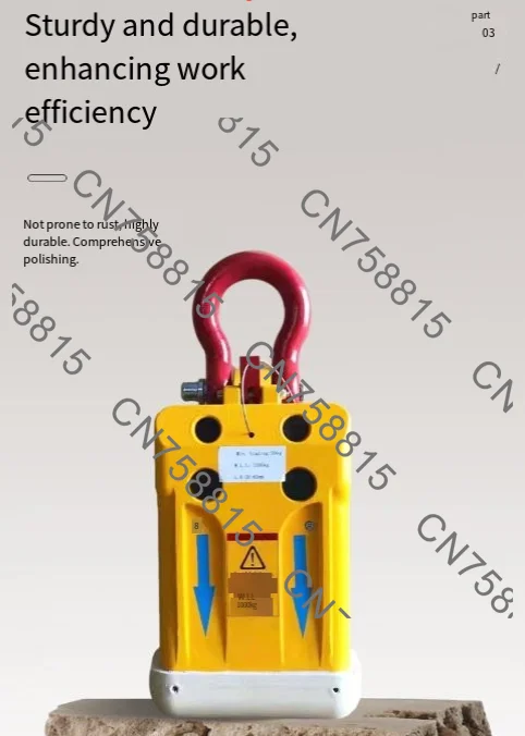 High Quality Stone Slab Liftier Clamp Granite Marble Lifting White Rubber Grip Range，1000kg 15-50mm 10-30mm
