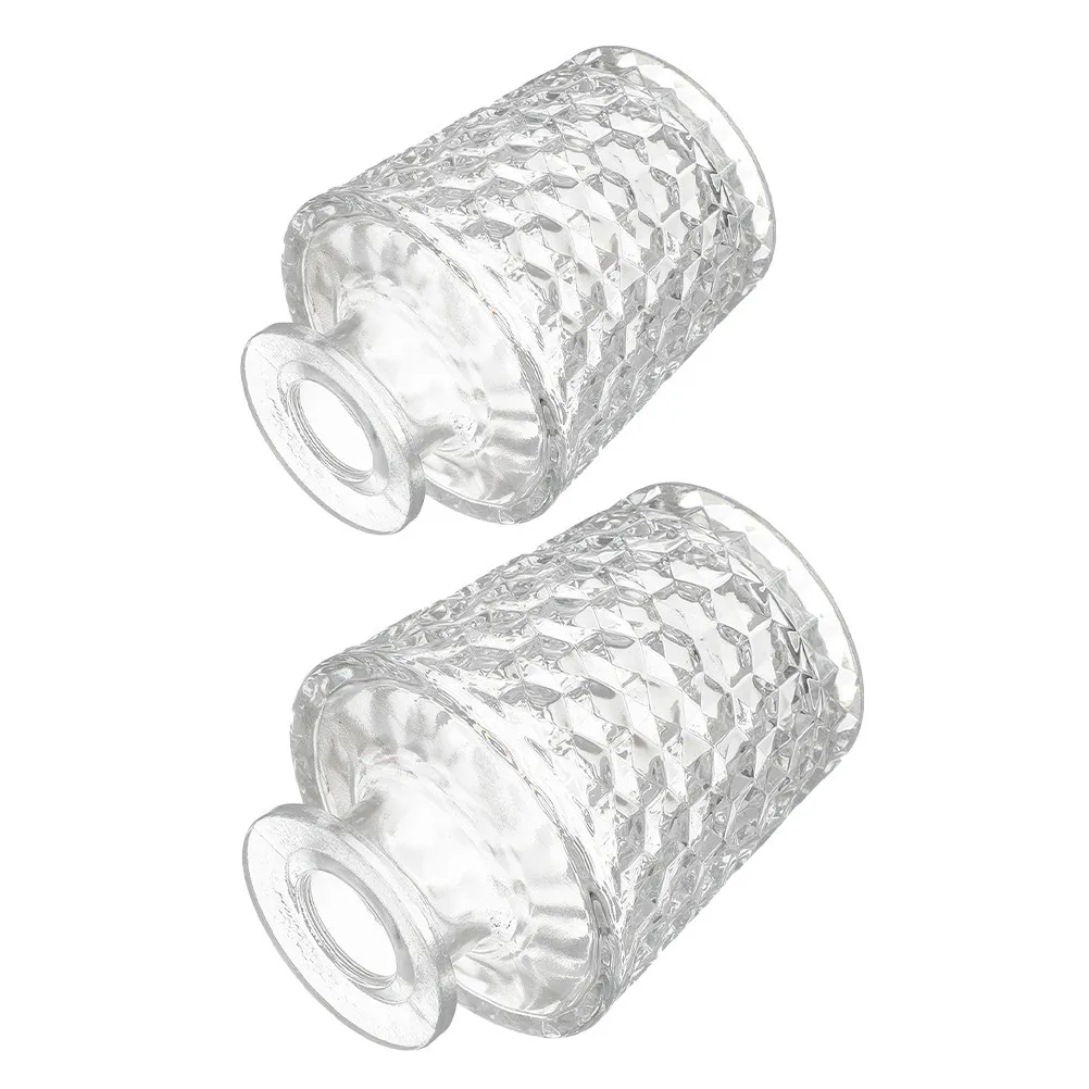 

2 шт. 100 мл 150 мл Стеклянные флаконы-диффузоры для ароматерапии, элегантный декор для дома и офиса, многоразовые емкости для эфирных масел