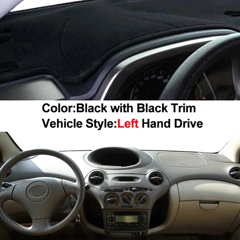 

Автомобильный внутренний чехол на приборную панель для Toyota Vitz Yaris Platz 1999-2005 LHD RHD Dashmat Ковер Накидка Солнцезащитный козырек Коврик с защитой от УФ-лучей