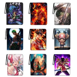 900Pcs 9 Pocket Anime One Piece Luffy Zoro Cards Book zipper PU leather Cards Binder Display Game Collection Card Kids Toy Gift